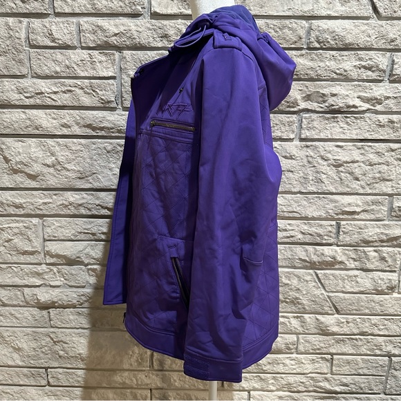 Neff Purple Studded Ski/Snowboarding Jacket - Picture 4 of 10